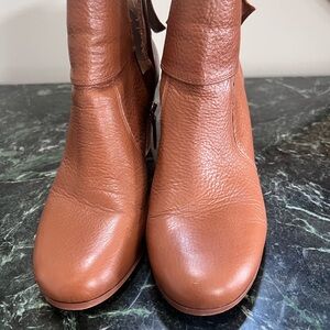 Kate Spade Brown Leather Ankle Boots